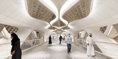 King Abdullah Financial District Station Metro Station. Courtesy RDA