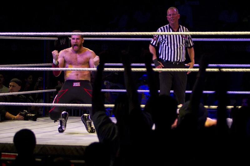 WWE Live event at Zayed Sports City in Abu Dhabi. Christopher Pike / The National

