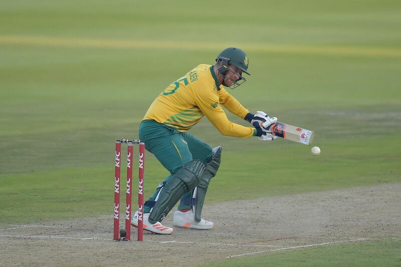 South Africa's captain Heinrich Klaasen remained unbeaten as his team defeated Pakistan in the second T20. AFP