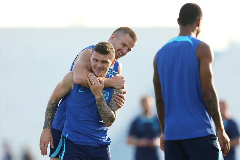 Eric Dier and Kieran Trippier. Getty