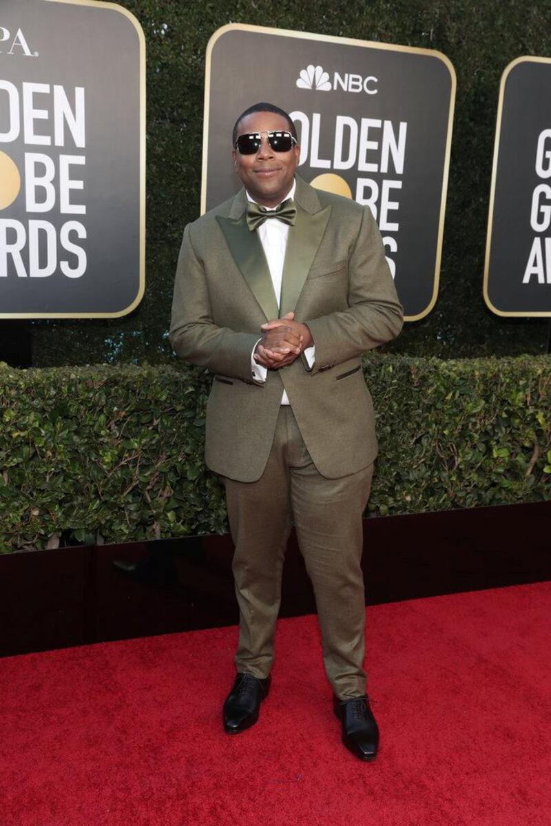 Kenan Thompson attends the 78th annual Golden Globe Awards in Beverly Hills, California, on February 28, 2021. Reuters