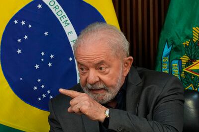 Brazil's President Luiz Inacio Lula da Silva. AP