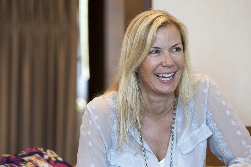The Bold and the Beautiful star, Katherine Kelly Lang, has said she is looking forward to the Abu Dhabi International Triathlon. Mona Al-Marzooqi / The National