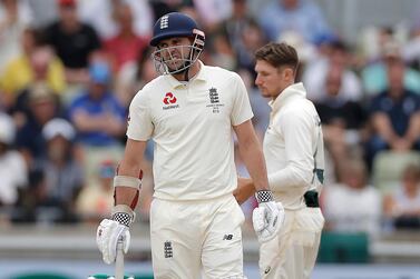 James Anderson was in visible pain at Edgbaston and misses the second Ashes Test with a calf injury. Getty