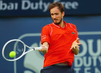 Daniil Medvedev stretched his unbeaten run to 10 matches with victory over Matteo Arnaldi. Reuters