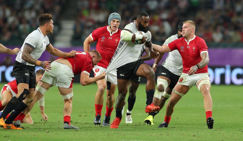 11 Semi Radradra (Fiji)
Surely the player of the tournament so far. Unplayable against Georgia, and not far off the same in Fiji’s valiant effort in defeat to Wales. Sad to see him heading home. Getty Images
