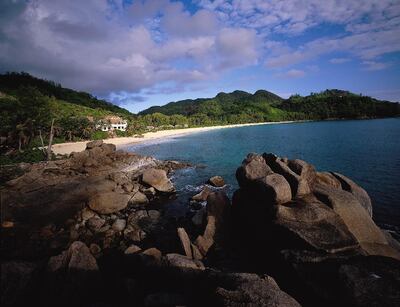 The resort is on the southern most part of Mahe island. Courtesy Banyan Tree Resort & Spa
