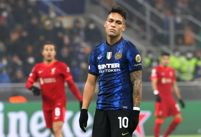 Lautaro Martinez - 4. The Argentinian whipped an early shot just wide but did not threaten afterwards. He left the game in the 70th minute when Sanchez came on. EPA