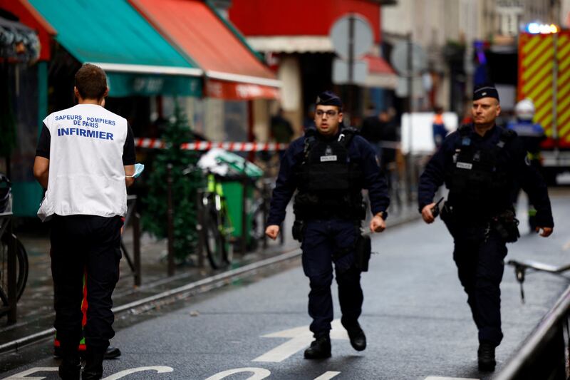 The shots fired shortly before midday caused panic in the district, a bustling area of shops, restaurants and bars. Reuters

