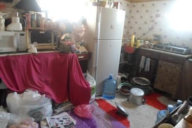 The inside of an illegal home nursery raided and shut down in 2013, where 17 children were found in the care of one woman.