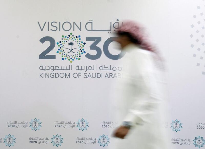Saudi Arabia last month approved the so-called National Transformation Plan, a key part of a blueprint to prepare the kingdom for the post-oil era. Faisal Al Nasser / Reuters