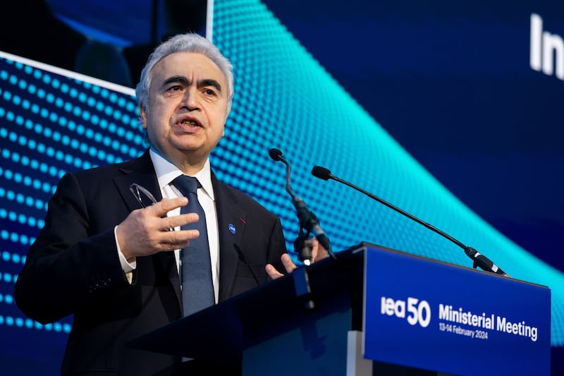 Fatih Birol, head of the International Energy Agency, said clean energy and technologies to lower carbon emissions are moving in the 'right direction'. Bloomberg