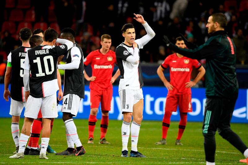 Ronaldo was furious after the confrontation. AFP