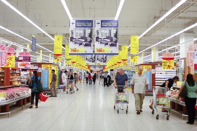 There are Carrefour hypermarkets in all seven emirates. Sarah Dea / The National