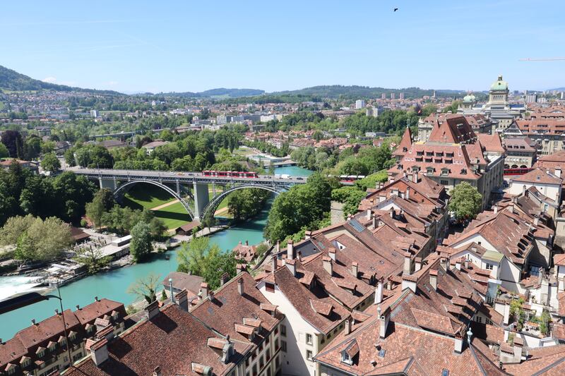 13. Bern, Switzerland, has a happiness score of eight out of 10. Unsplash