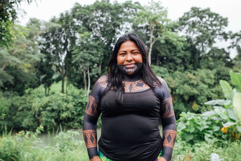 Sara Omi is the first lawyer from the Embera people who live in Panamá. Photo: TINTA