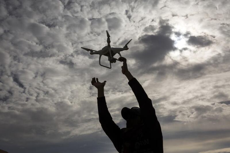 From next month the UAE will implement a list of technical requirements for the registration of drones used for recreational or commercial purposes. Achilleas Zavallis / AFP
