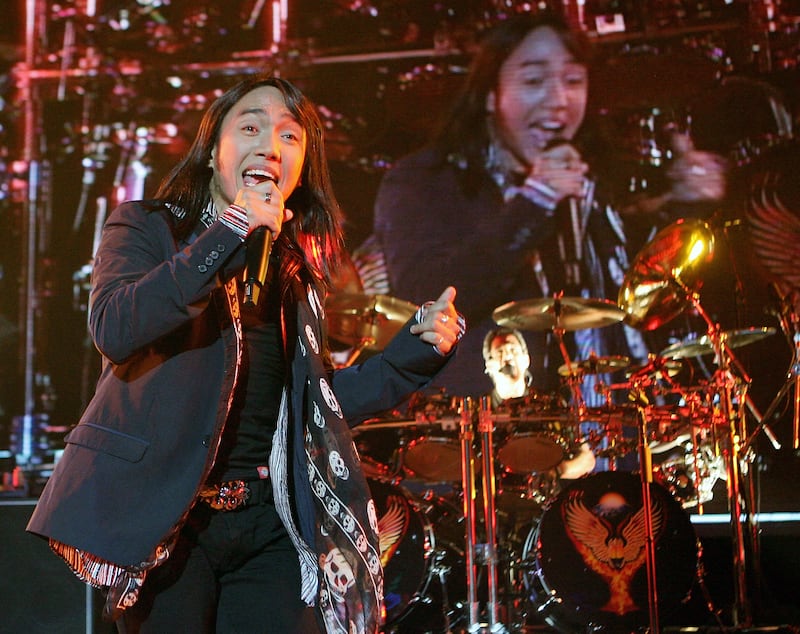 Singer Arnel Pineda was hired by Journey members after they saw his videos on YouTube. Getty Images