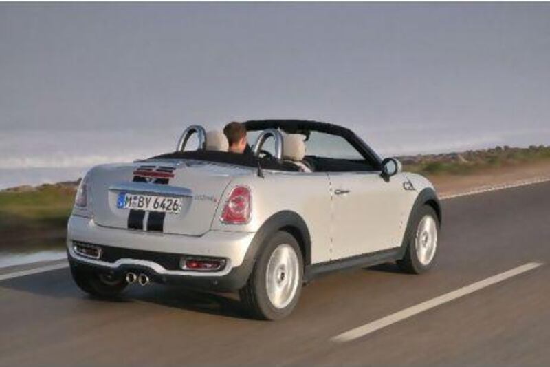 The Roadster is more visceral and invigorating than the Coupé. Courtesy of Mini