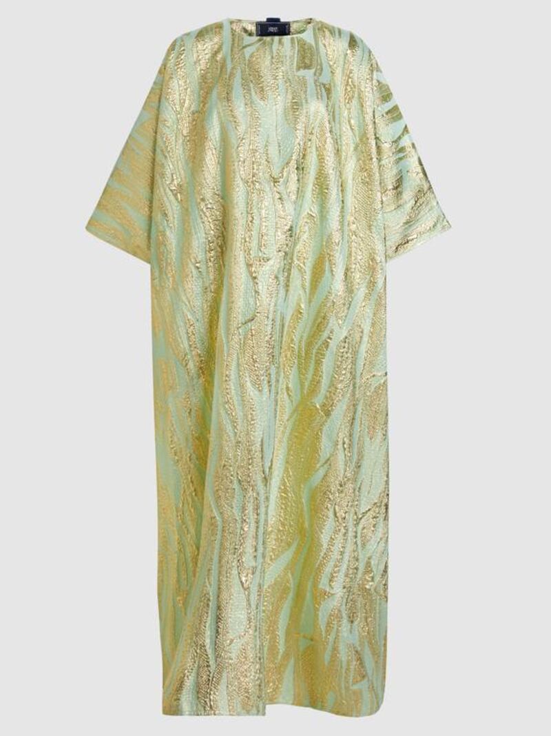 Kaftan by Taller Marmo, Dh4,365, designed for Ramadan and available exclusively at Themodist.com. Courtesy of The Modist