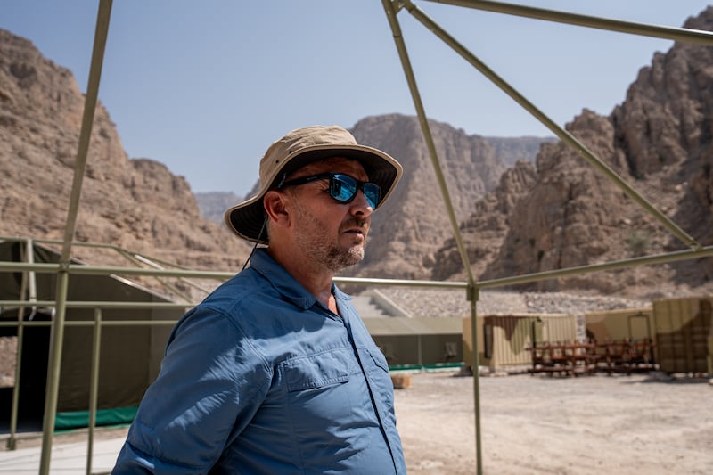Former British Royal Marine Philip Durrell is the senior director of RAK Leisure, responsible for operations at Ras Al Khaimah's mountain attractions. All photos: Philip Durrell