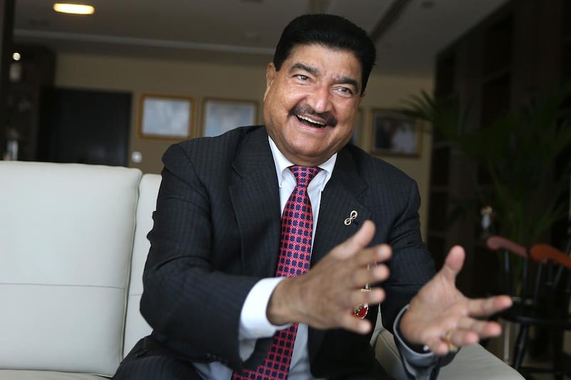 BR Shetty still has big plans for the healthcare and financial business in the UAE and abroad. Delores Johnson / The National
