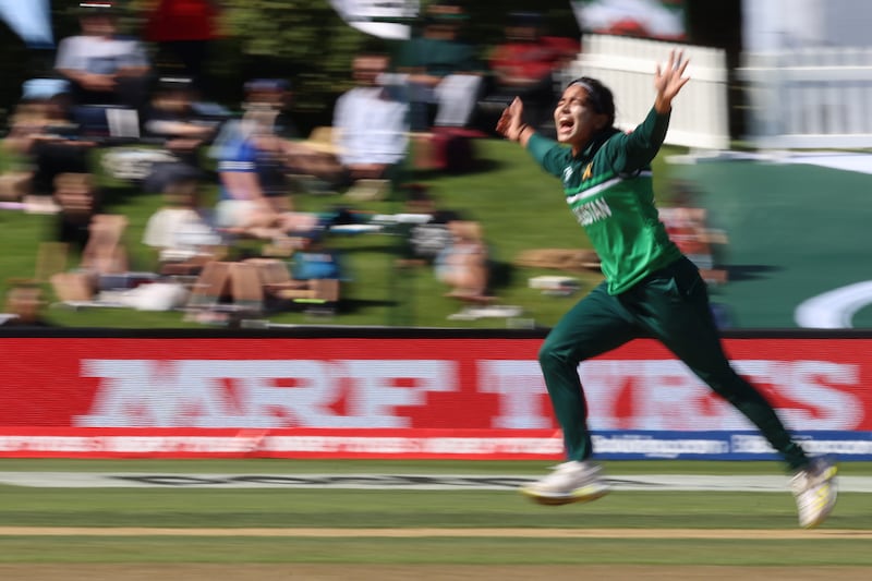 Fatima Sana (Pakistan) - Named the ICC’s emerging cricketer of the year for 2021 after breakthrough performances for Pakistan as an allrounder. Getty Images