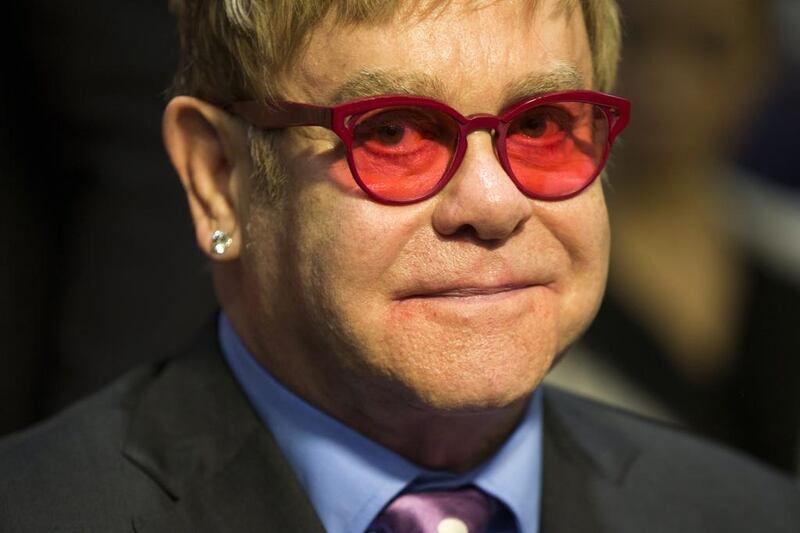 Musician Sir Elton John. AP
