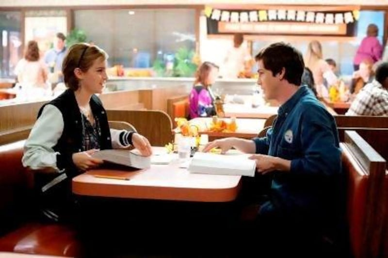 Emma Watson, left, and Logan Lerman in a scene from The Perks of Being a Wallflower. AP Photo