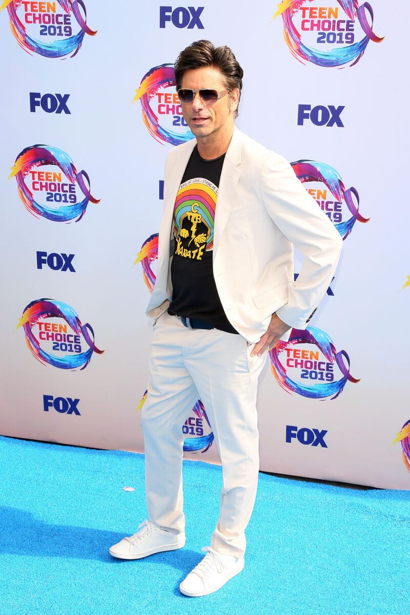 John Stamos attends the 2019 Teen Choice Awards in California on August 11, 2019. AFP