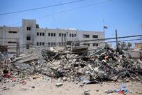 Israeli air strike hits UNRWA aid centre near Gaza city