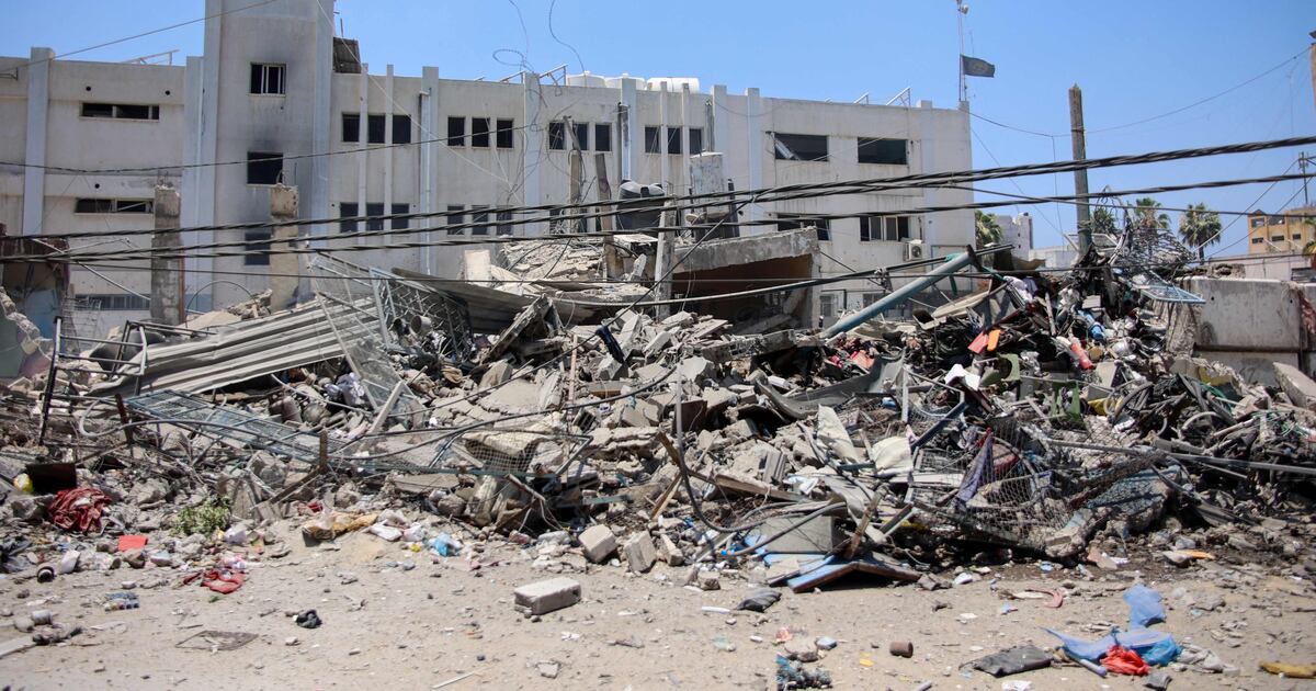 Israeli airstrike targets UNRWA aid center near Gaza City