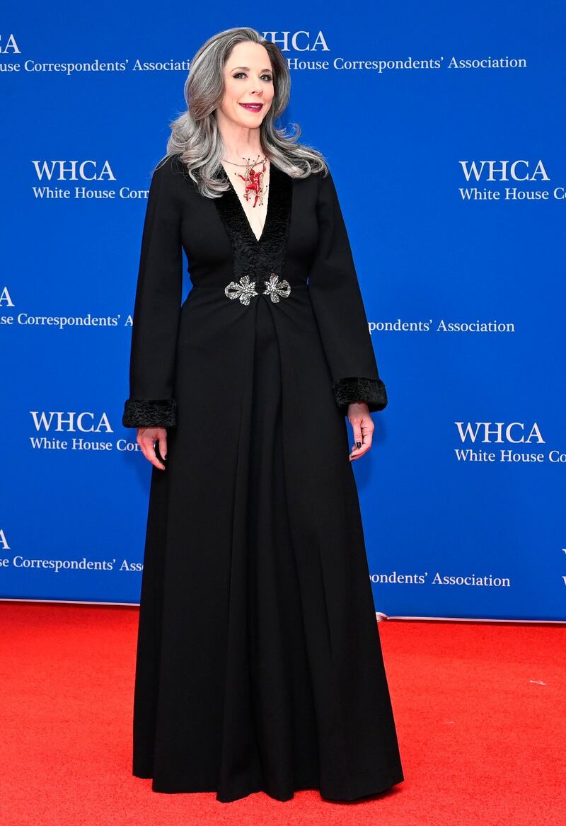 US lawyer Heather Podesta arrives on the red carpet for the White House Correspondents' Dinner in Washington, DC on April 27, 2019. AFP