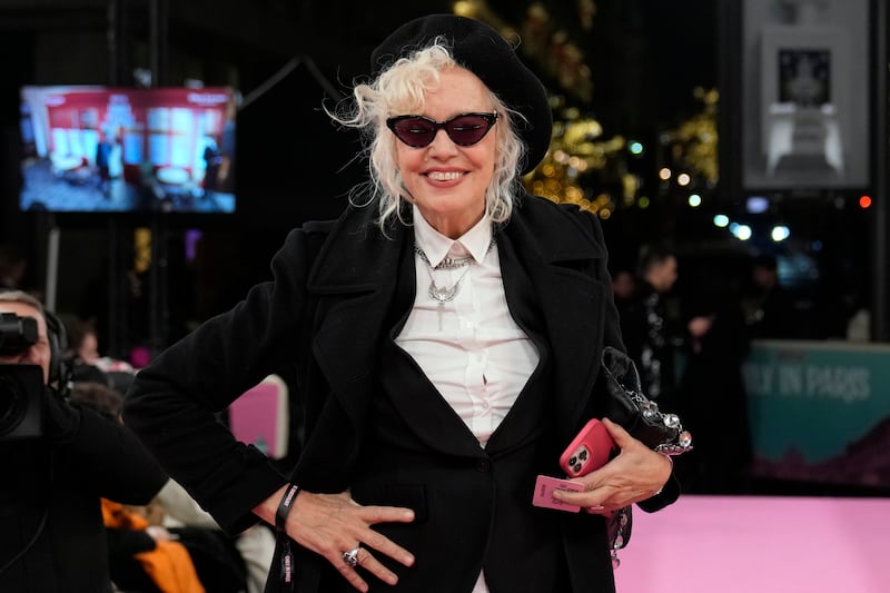 German photographer Ellen von Unwerth arrives. AP Photo