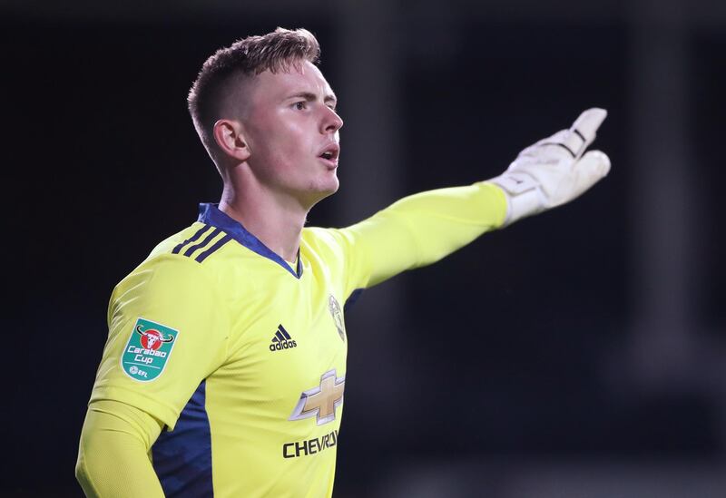 MANCHESTER UNITED RATINGS: Dean Henderson, 7 - First United start warranted by his talent and desire, according to his boss. Decent distribution. Super reaction save at near post after 80 mins. Clean sheet. Reuters
