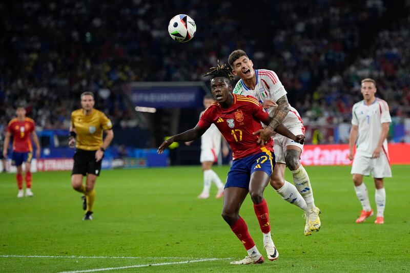 Dazzling start as he set up Pedri for a first-minute header. Missed a sitter from a cross from Morata after a rapid run from deep. Fine run down the left before crossing for the opening goal. Bent a shot on to the crossbar after 70 mins. Brilliant performance. AP