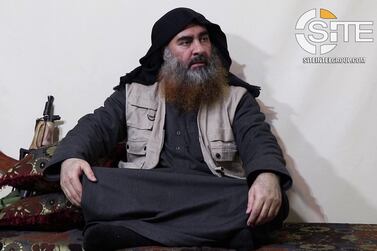 ISIS leader Abu Bakr Al Baghdadi. Picture via Siteintelgroup.com