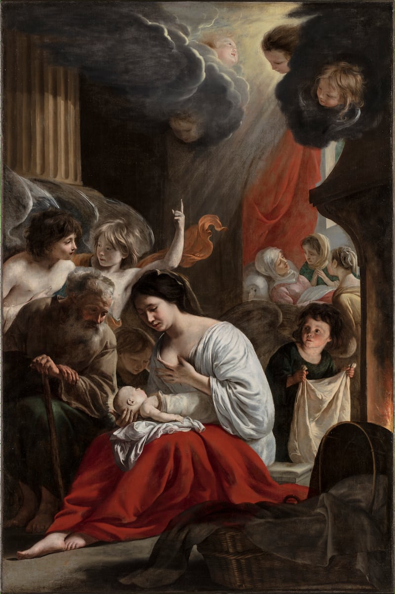 La nativité de la Vierge, Louis et Matthieu Le Nain, 1640 © DRAC Île de France
