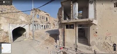 Google Street view of Mosul's Old City. Courtesy Google Arts & Culture