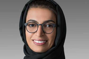 Noura Al Kaabi as Minister of Culture and Youth. MCKD