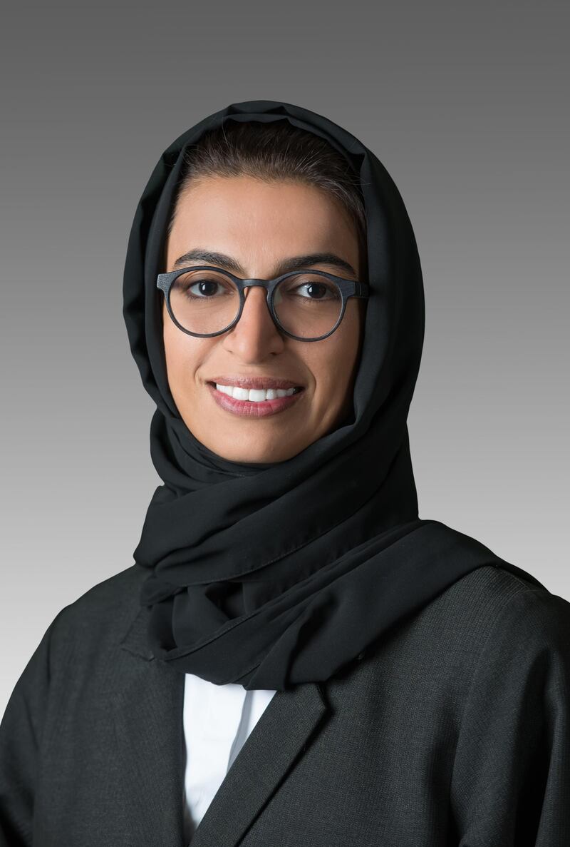 Noura Al Kaabi as Minister of Culture and Youth. MCKD