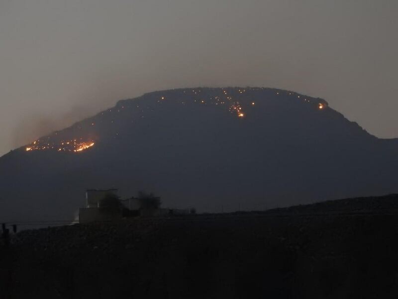 Ras Al Harak fire in Oman.