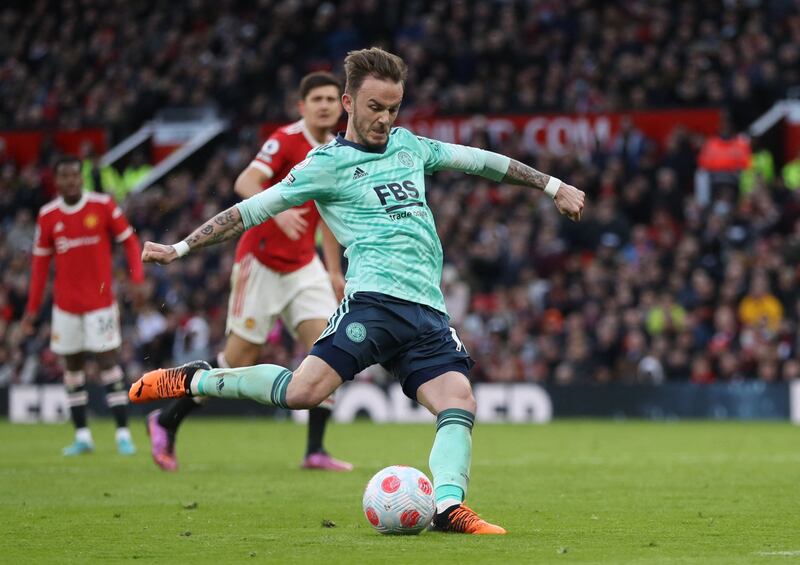 Left midfield: James Maddison (Leicester) – The classiest player on the pitch at Old Trafford, crossing for Kelechi Iheanacho’s goal and having a winner disallowed. Reuters