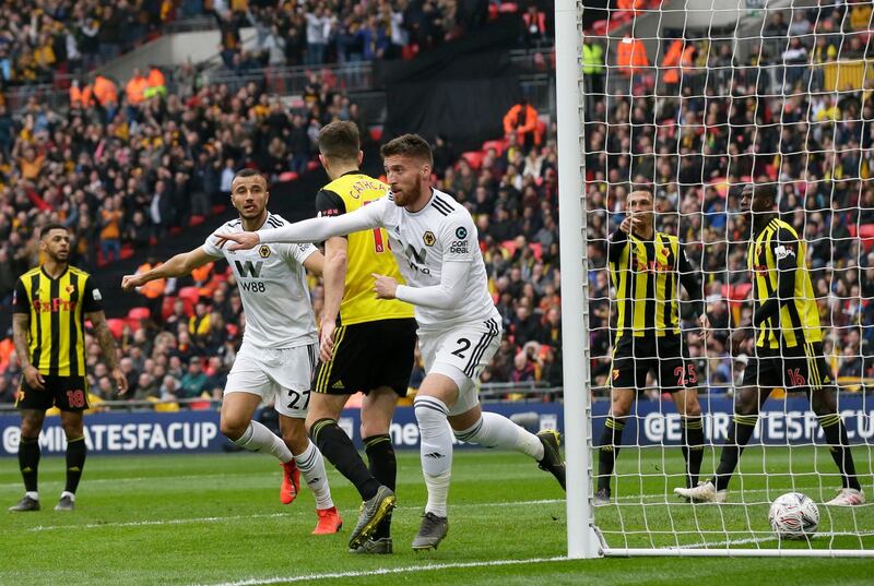 Right-back: Matt Doherty (Wolves) – Scored a goal and set up another in the FA Cup semi-final against Watford, but the luckless Irishman still ended up losing. AP Photo
