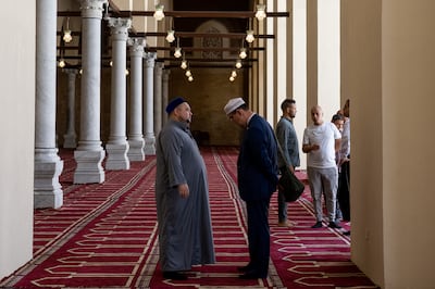 Egypt reopens Al Zaher Baybars mosque after 15-year restoration. Kamal Tabikha/The National
