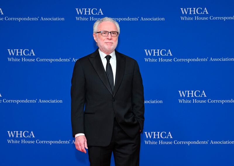 US-German journalist Wolf Blitzer arrives on the red carpet for the White House Correspondents' Dinner in Washington, DC on April 27, 2019. AFP