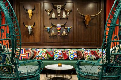 The decor at Toro Toro Abu Dhabi is perhaps even more colourful than its Dubai counterpart. Photo: Gerry O'Leary