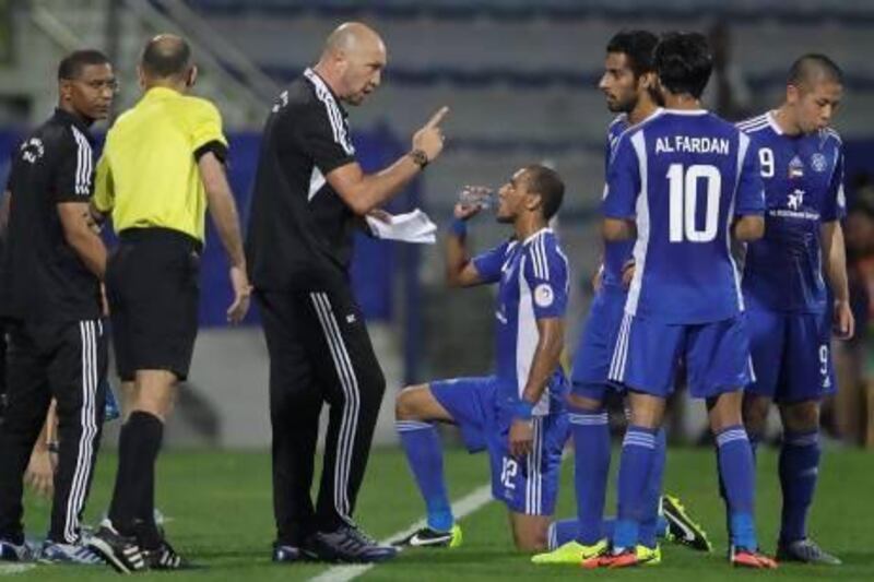 Walter Zenga, coach of Al Nasr, is hoping his team can find a spark in Qatar on Wednesday in a must-win Asian Champions League match. Kamran Jebreili / AP Photo