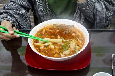 The menu also features noodle soups. Miriam Berger