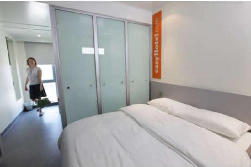 Rosemary Behan checks out a double room with window at the newly opened easyHotel in Jebel Ali. The cheapest rooms only have "internal" windows.